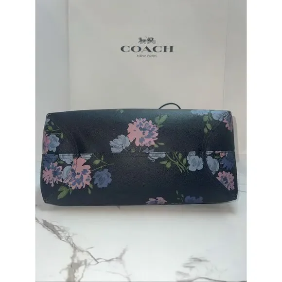 Coach Reversible Tote Handbag Floral Print F72652 - Picture 5 of 8